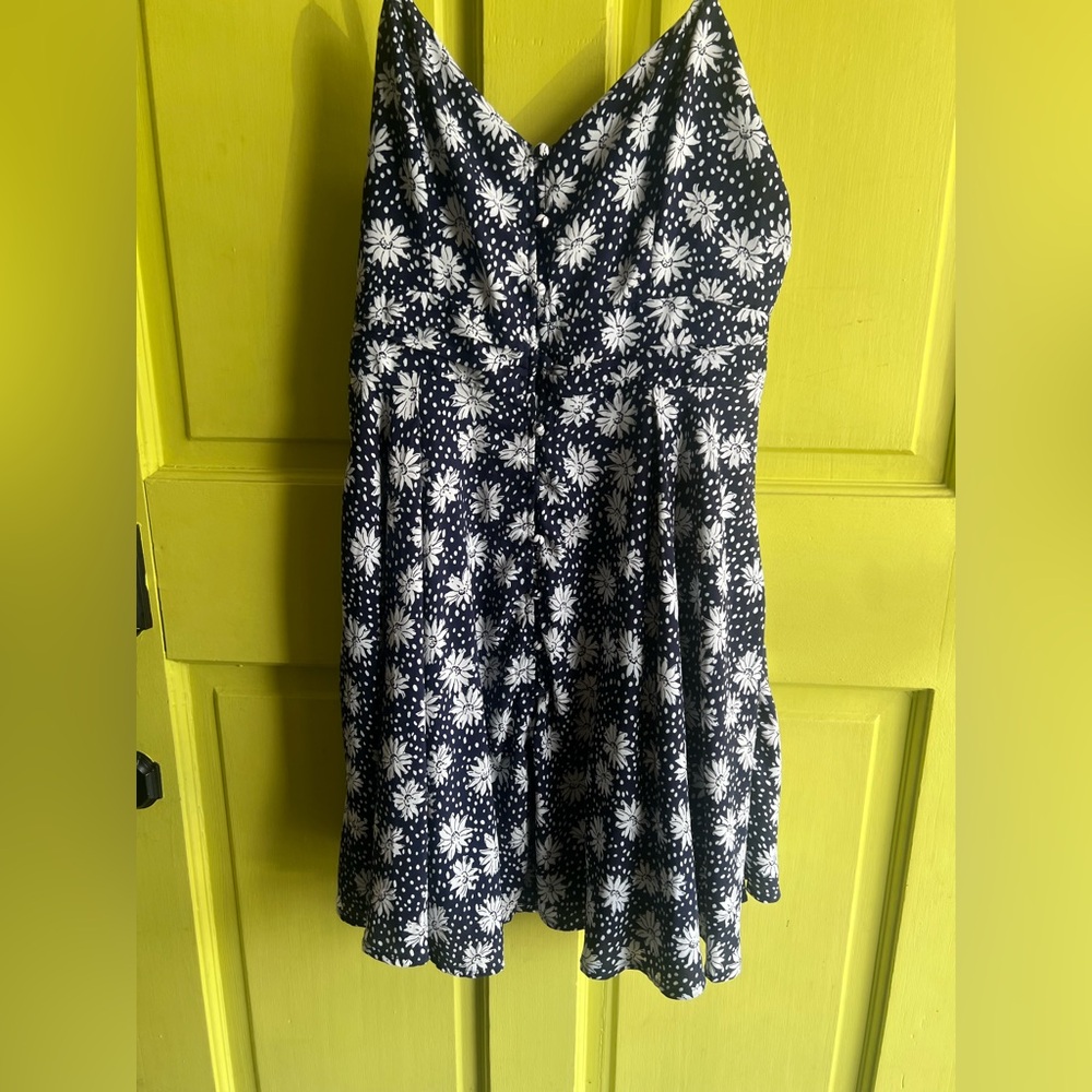 Showpo Navy and White Floral Dress